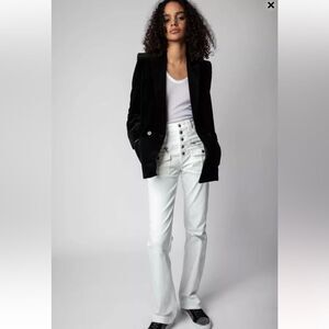 $248 Zadig & Voltaire Eyes Eco Jeans Size 29 New